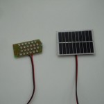 солнечная батарея и светодиодный светильник